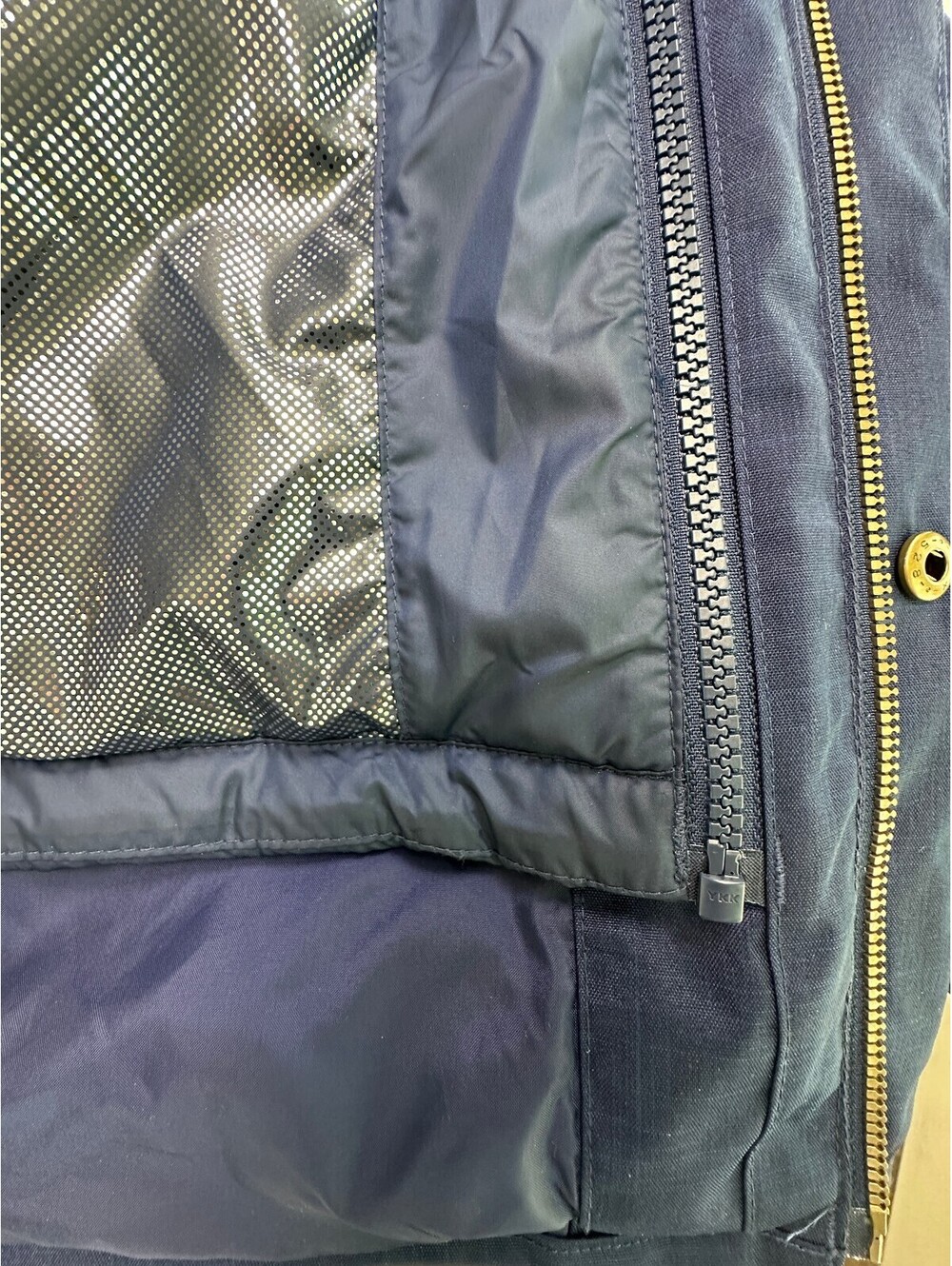 Columbia Interchange Omni-Tech Blue Hooded Jacket L NWOT - Picture 5 of 10